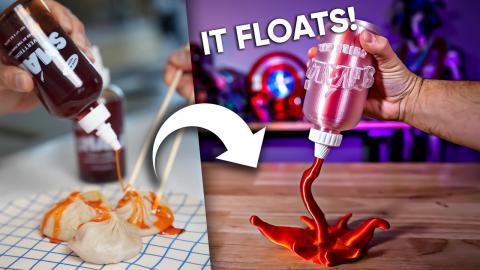 Creating a floating bottle 3D Print!