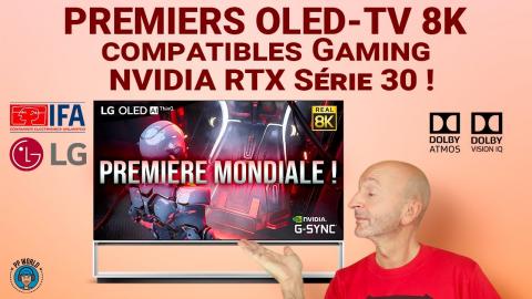 LG : Premier OLED-TV 8K Compatible Gaming NVIDIA RTX Série 30 ! (IFA 2020)