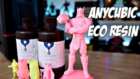 Testing out Anycubic's new ECO Resin - Plant Based Biodegradable Resin