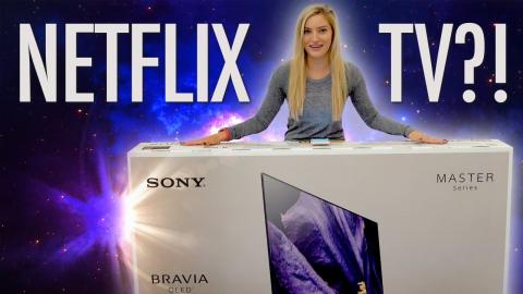 A NETFLIX TV?! Sony Master Series OLED A9F!