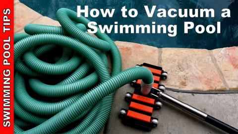 How to Vacuum A Swimming Pool Step by Step Featuring Leslie's 14" Pro Grade Vacuum Head