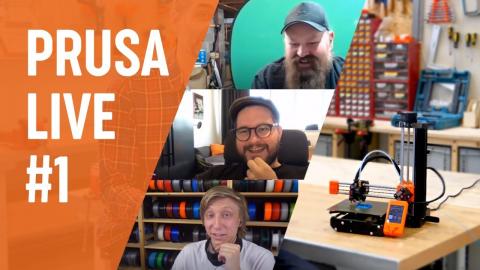 PRUSA LIVE #1 - Print on demand, Prusament PC Blend, FW 3.9.0 and more!