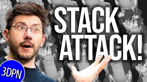 STACK ATTACK - miniJoel Resin Stack Printing LIVE!