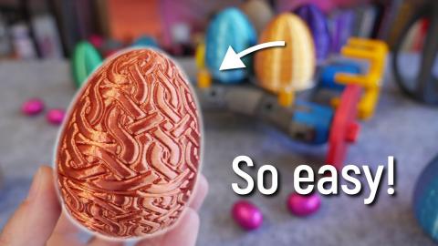 Incredibly Detailed Easter Eggs using IdeaMaker (and it's free!)