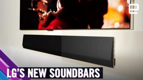 LG soundbars SG10TY and S95TR first look at CES 2024