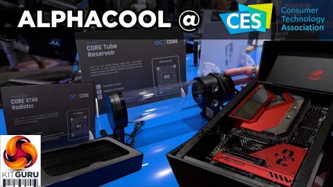 CES 2024: Alphacool - APEX Skeleton, coolers & distro plates