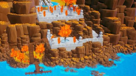 Stylized Fire Island (Unreal Engine 4)