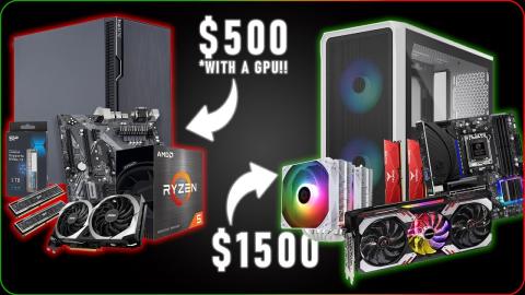 Black Friday 2022 Gaming PC Builds from $500 to $1500