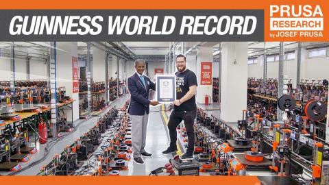 1096 3D printers running at the SAME TIME - Guinness World Record