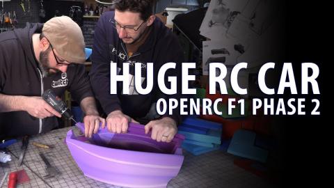 Worlds Largest OpenRC F1 Car - Phase 2 // Gluing The Parts w/ Bill from Punished Props Academy
