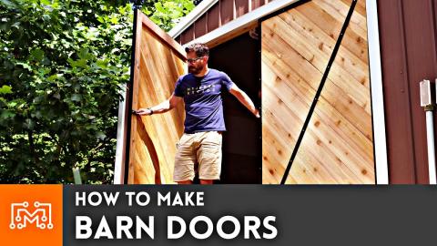 How to Make Barn Doors // Woodworking & Metalworking