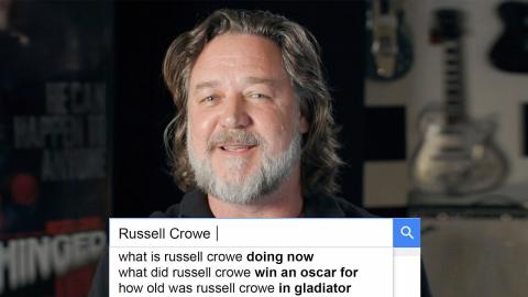 Russell Crowe Answers the Web's Most Searched Questions | WIRED