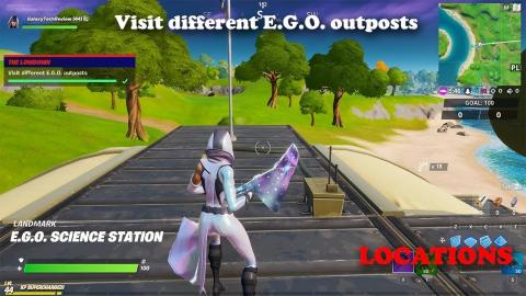 Visit Different EGO Outposts - ALL LOCATIONS - Fortnite