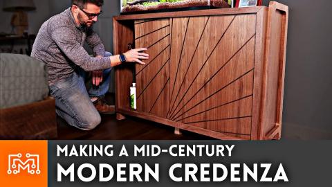 Making a Mid Century Modern Credenza