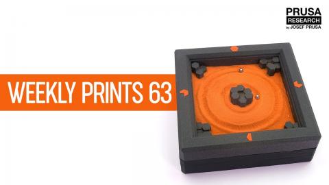 Weekly 3D Prints #63 Magnetic Sandy Clock