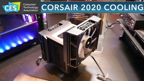 CES 2020: Corsair A500 Cooler and iCUE H100i RGB PRO XT