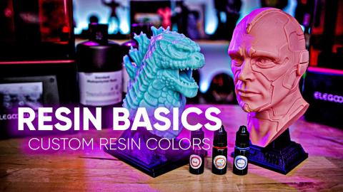 Resin 3D Printing Basics - Make your own Resin Colors