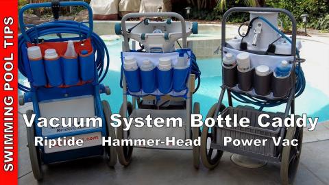 Vacuum System Bottle Caddy for the Riptide, Hammer-Head and Power Vac Service Carts