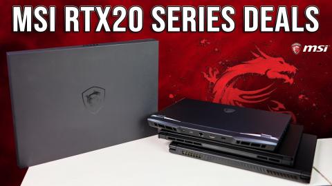 MSI Laptop Roundup: Last Generation Deals