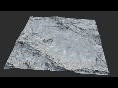 Gaea 1.3 Tutorial | Snowy Field Terrain Breakdown