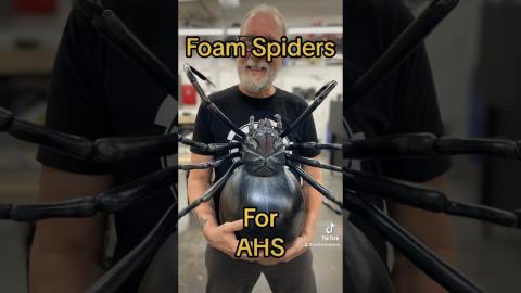 Foam Spiders of @AmericanHorrorStory #foam #cosplay #effects