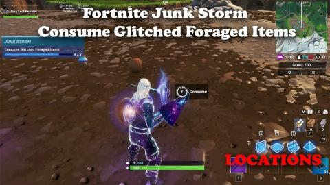 Fortnite - Consume Glitched Foraged Items LOCATIONS