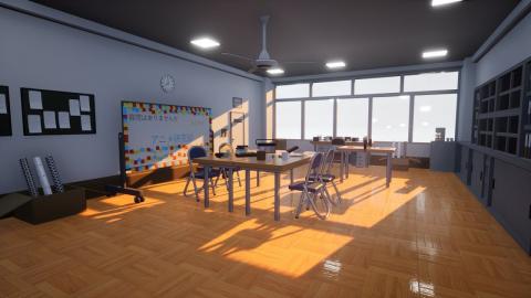 Game Art | Anime Multipurpose Room | Unreal Engine 4