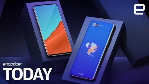 Nubia's X phone ditches front cameras for double displays | Engadget Today