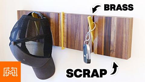 Modern Coat Rack From Scraps | I Like To Make Stuff