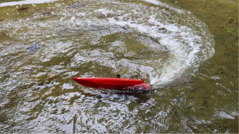 LAKE DIGGING BOAT