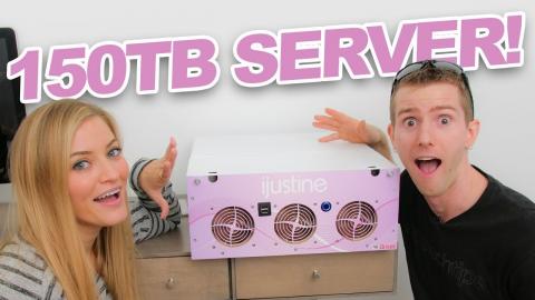 NEW SERVER! 150TB server install with Linus!