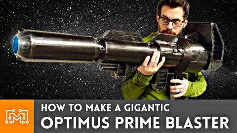 How to make an Optimus Prime Blaster Prop