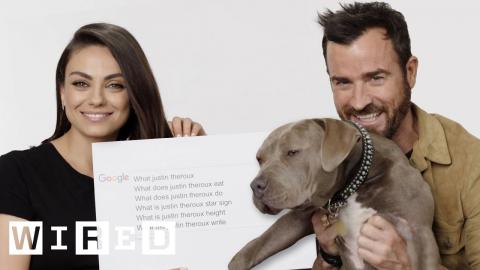 Mila Kunis & Justin Theroux Answer the Web's Most Searched Questions | WIRED