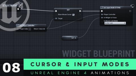 Showing Cursor & Input Modes - #8 Unreal Engine 4 User Interface Development Tutorial Series