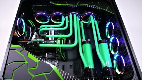 Project Envy - The BIGGEST Ultimate Custom Water Cooled PC Build - Time Lapse