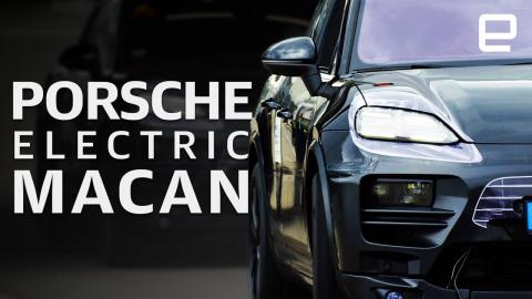 Driving Porsche's prototype Macan EV SUV