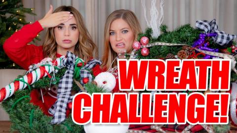 Merry Christmas! Wreath Decorating Challenge with Rosanna!