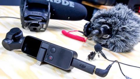 DJI OSMO Pocket Mic Adapter Tests // USB-C to 3.5mm Microphone Adapter