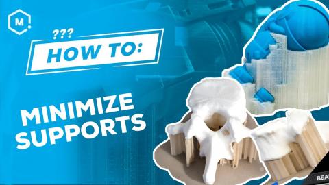 How To: Minimize Supports for 3D Prints