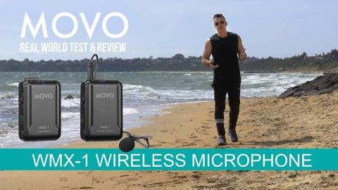 Get better audio indoors and out with the MOVO WMX -1 wireless microphone