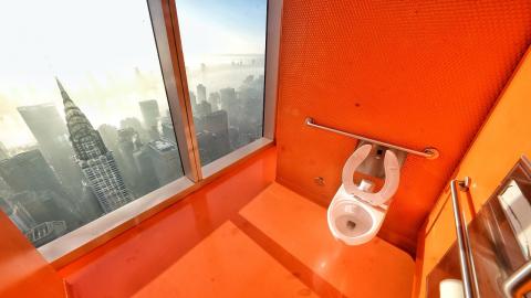 NEW YORK CITY'S SECRET TOILET