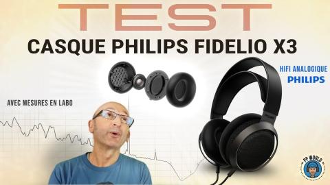 TEST : Casque PHILIPS Fidelio X3 ! (avec mesures en labo !)