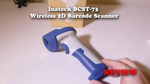 Inateck BCST-73 Wireless Bluetooth 2D Barcode Scanner REVIEW