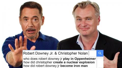 Robert Downey Jr. & Christopher Nolan Answer The Web's Most Searched Questions | WIRED
