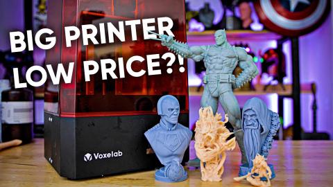 Cheap Midsize Resin 3D Printer? Voxelab Proxima 8.9 Review