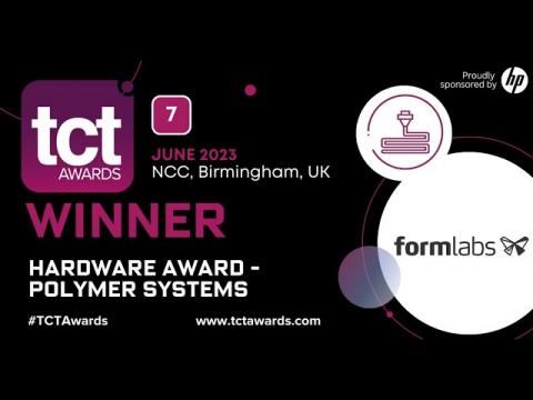 2023 TCT Hardware Award – Polymer systems