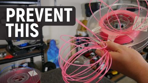 How to Load and Unload 3D Printer Filament (and prevent tangles!)