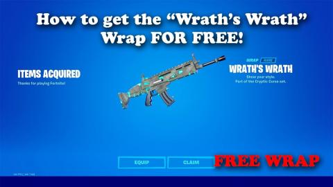 Get the Wrath's Wrath Wrap FOR FREE!! - Fortnite