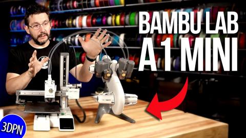 Bambu Lab A1 Mini & AMS Lite! Cantilever Bedslinger!
