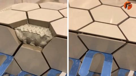Ingenious Tiling Workers with Skills you Must See 2